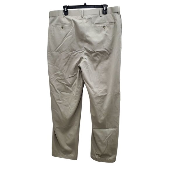 Joseph‎ & Feiss International Men's Beige Flat Front Tapered Leg Khakis 38x34 - Picture 5 of 5
